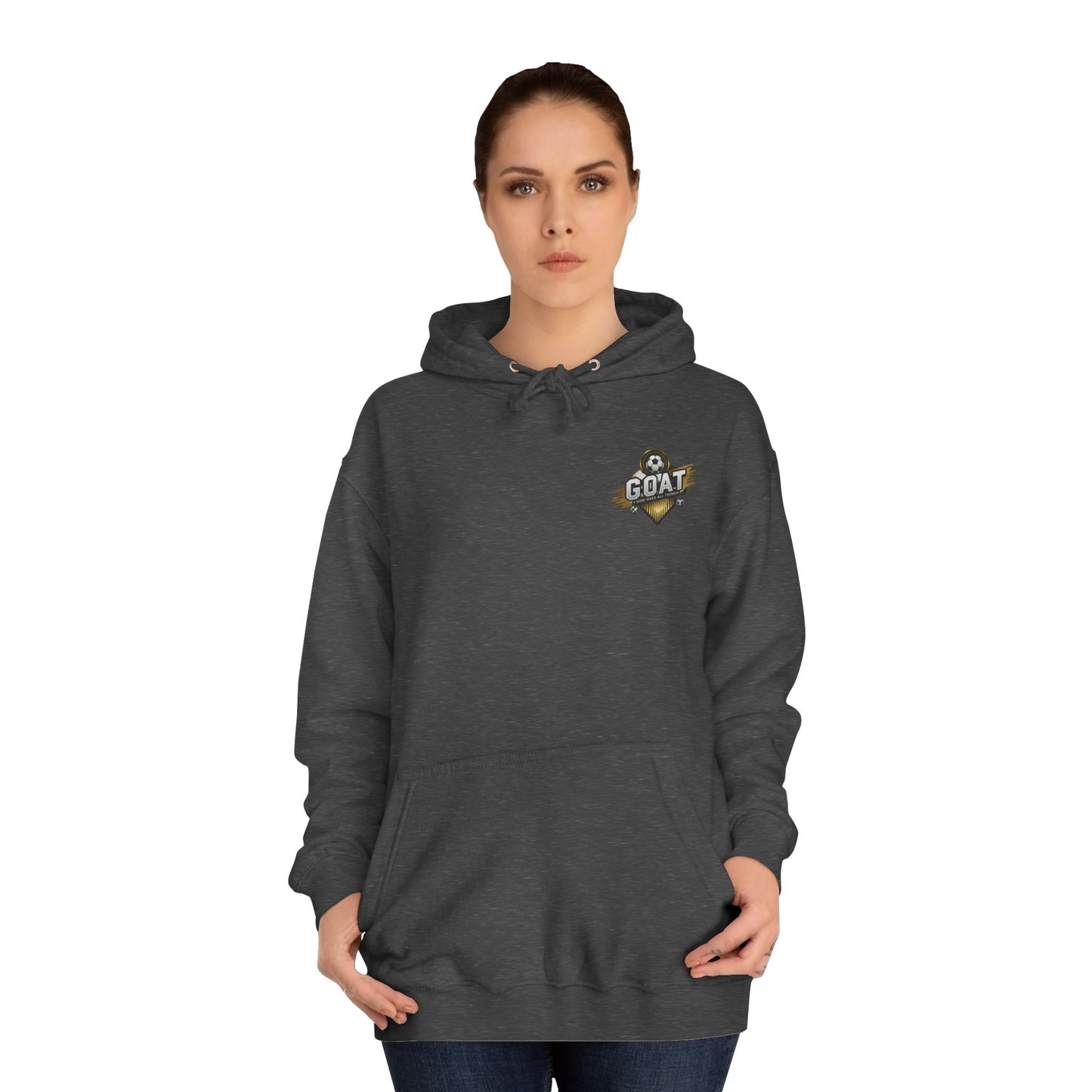 GOAT Soccer Unisex College Hoodie - Perfect for Sports Fans and Athletes