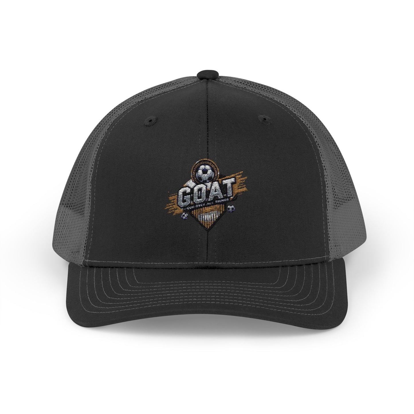 GOAT Embroidered Snapback Trucker Cap - Stylish Hat for Sports Fans