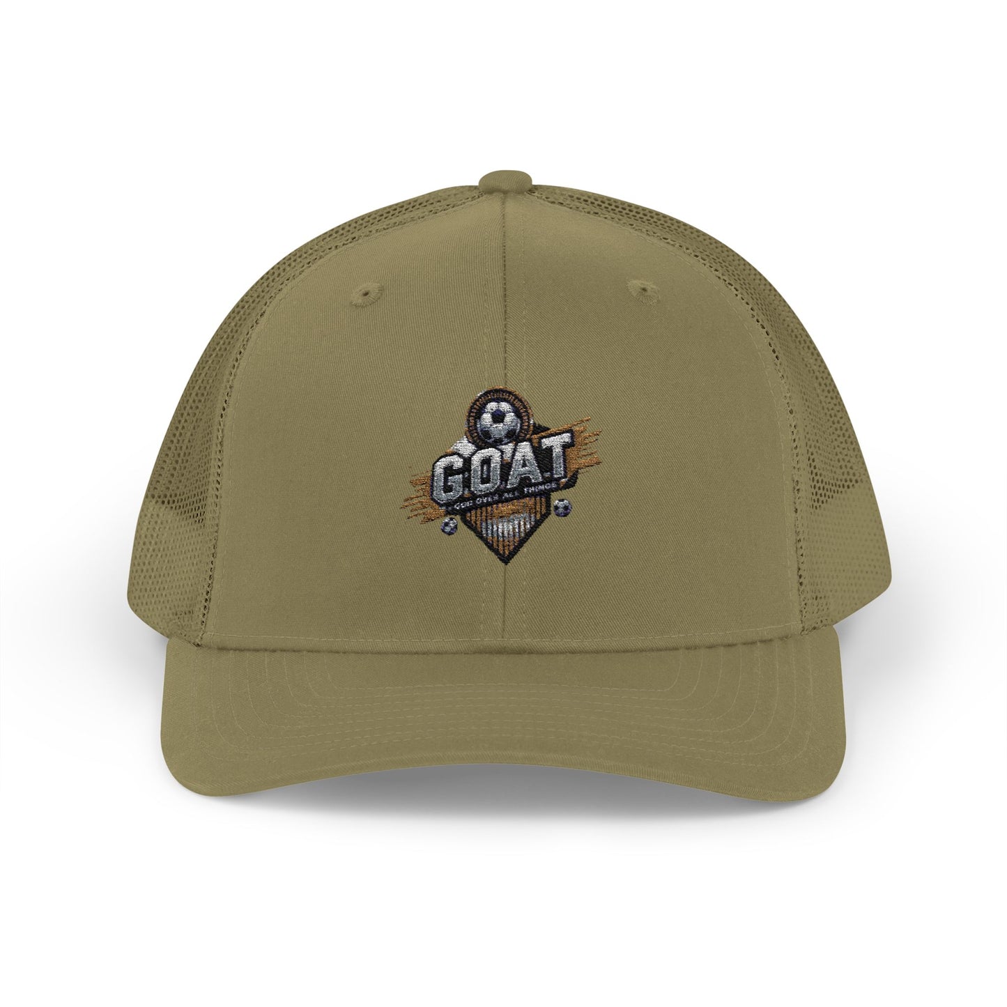 GOAT Embroidered Snapback Trucker Cap - Stylish Hat for Sports Fans