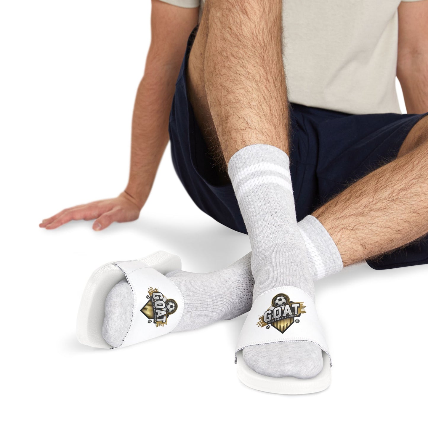 Men's GOAT Graphic Sandals - Sporty and Stylish Footwear