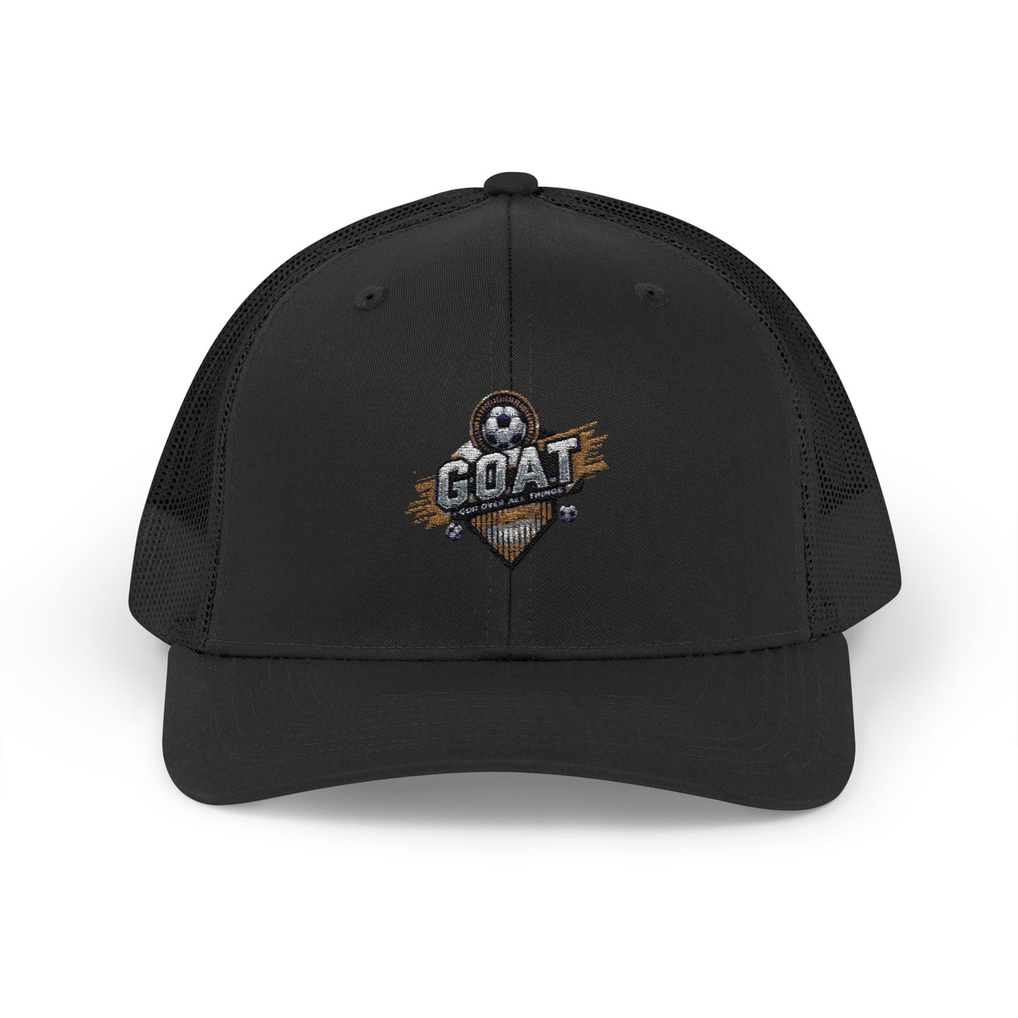 GOAT Embroidered Snapback Trucker Cap - Stylish Hat for Sports Fans
