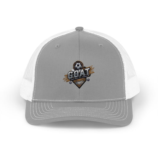 GOAT Embroidered Snapback Trucker Cap - Stylish Hat for Sports Fans