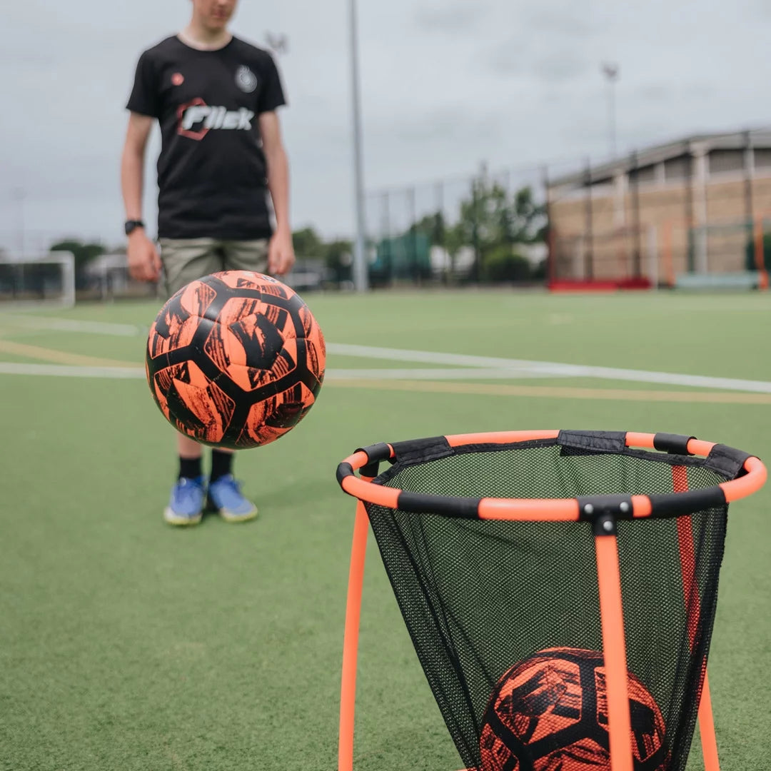 - Urban Soccer Skills Set. 4 in 1 Soccer Trainer. Includes Basket, Targets and Net. Soccer Equipment