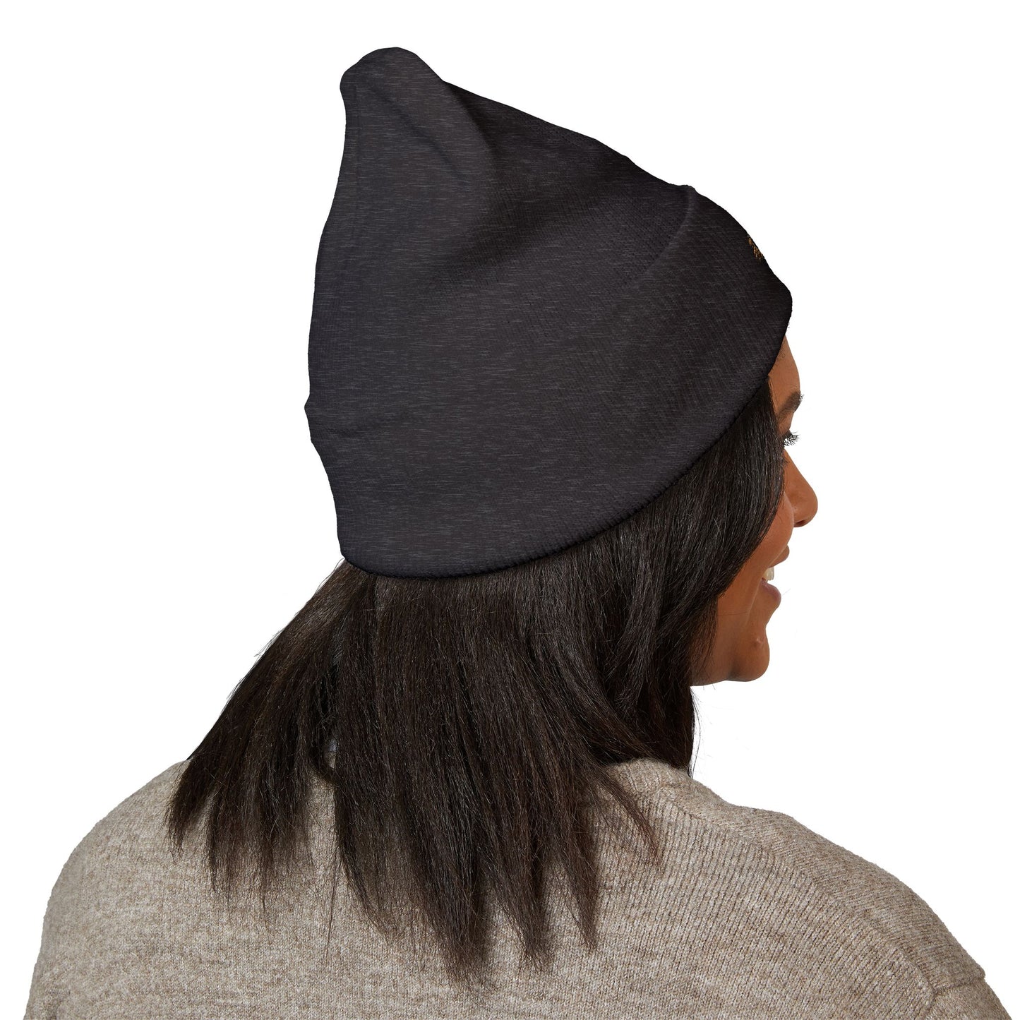 GOAT Unisex Embroidered Classic Cuffed Beanie