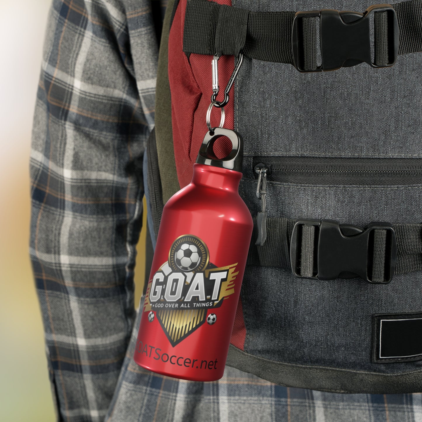 GOAT Sports Water Bottle - Perfect for Athletes & Fans