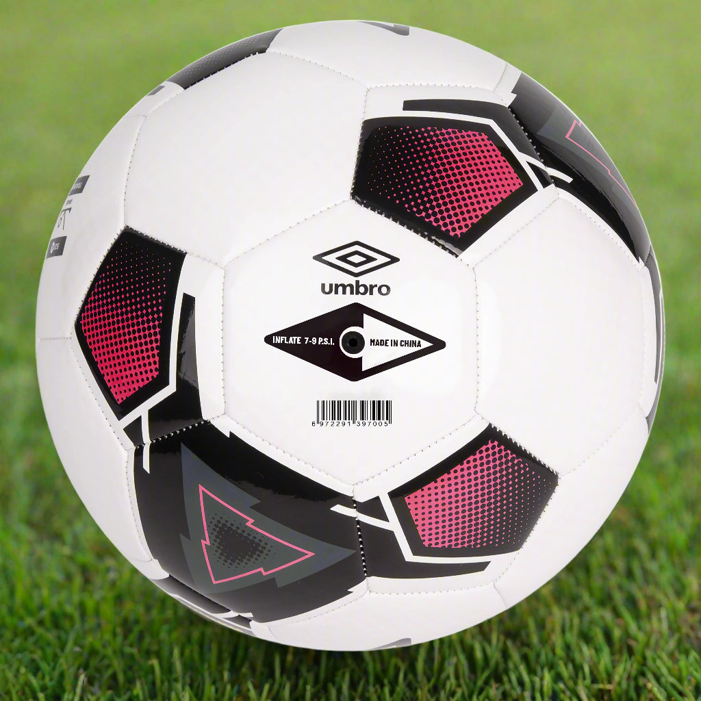 Pivot Size 5 Youth and Beginner Soccer Ball, Pink/White
