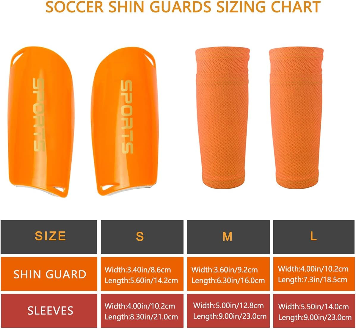 Soccer Shin Guards for Kids Youth, Shin Guard and Shin Guard Sleeves for Boys and Girls for Football Games EVA Cushion Protection Reduce Shocks and Injuries
