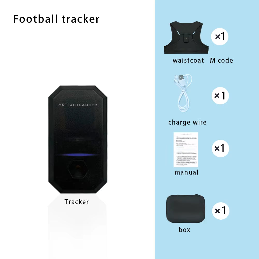 Action Tracer for Soccer, GPS Tracker, Football Speedmap, Parkmap with Vest as Action