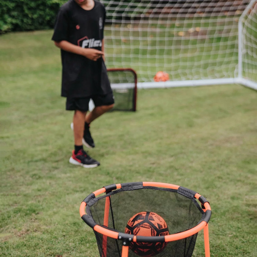 - Urban Soccer Skills Set. 4 in 1 Soccer Trainer. Includes Basket, Targets and Net. Soccer Equipment