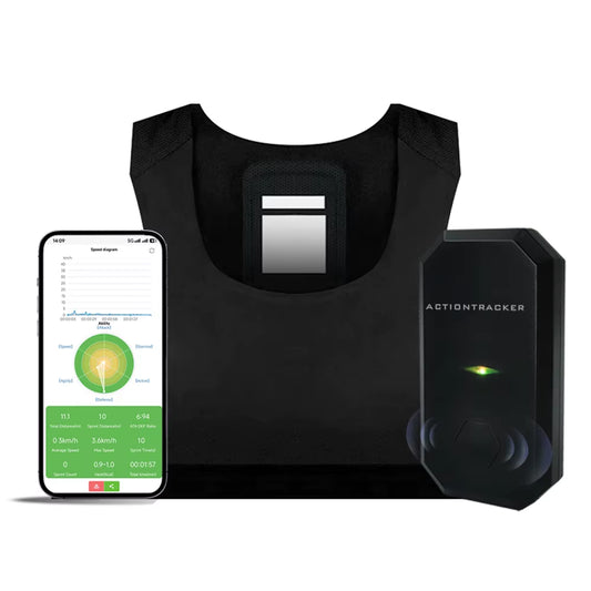 Action Tracer for Soccer, GPS Tracker, Football Speedmap, Parkmap with Vest as Action