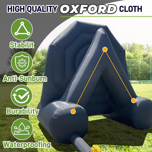 Inflatable 10Ft Giant Dartboard,Inflatable Soccer Darts Kick Darts,Outdoor Soccer & Throw Darts Game with Blower,8 Sticky Soccers