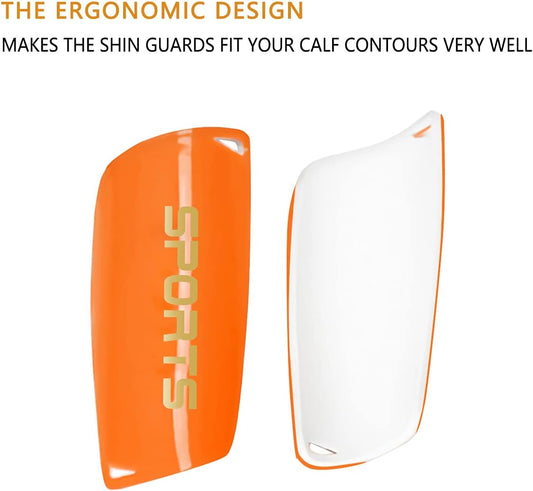 Soccer Shin Guards for Kids Youth, Shin Guard and Shin Guard Sleeves for Boys and Girls for Football Games EVA Cushion Protection Reduce Shocks and Injuries